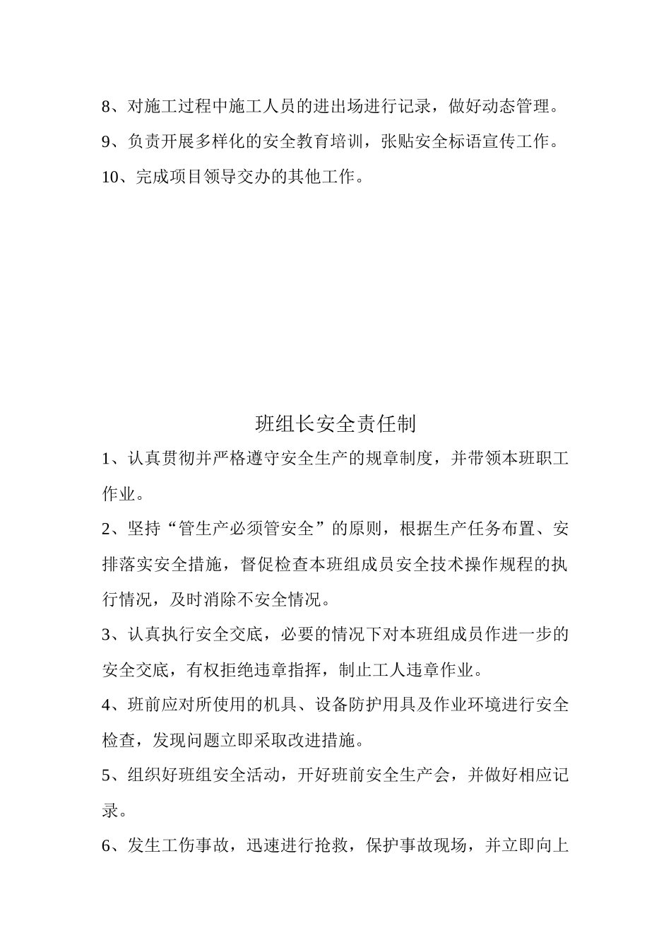 项目工程安全师岗位职责说明_第2页
