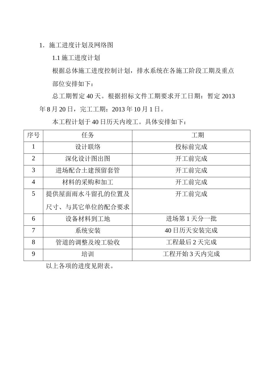 虹吸式屋面雨水排放系统工程施工方案组织设计_第3页