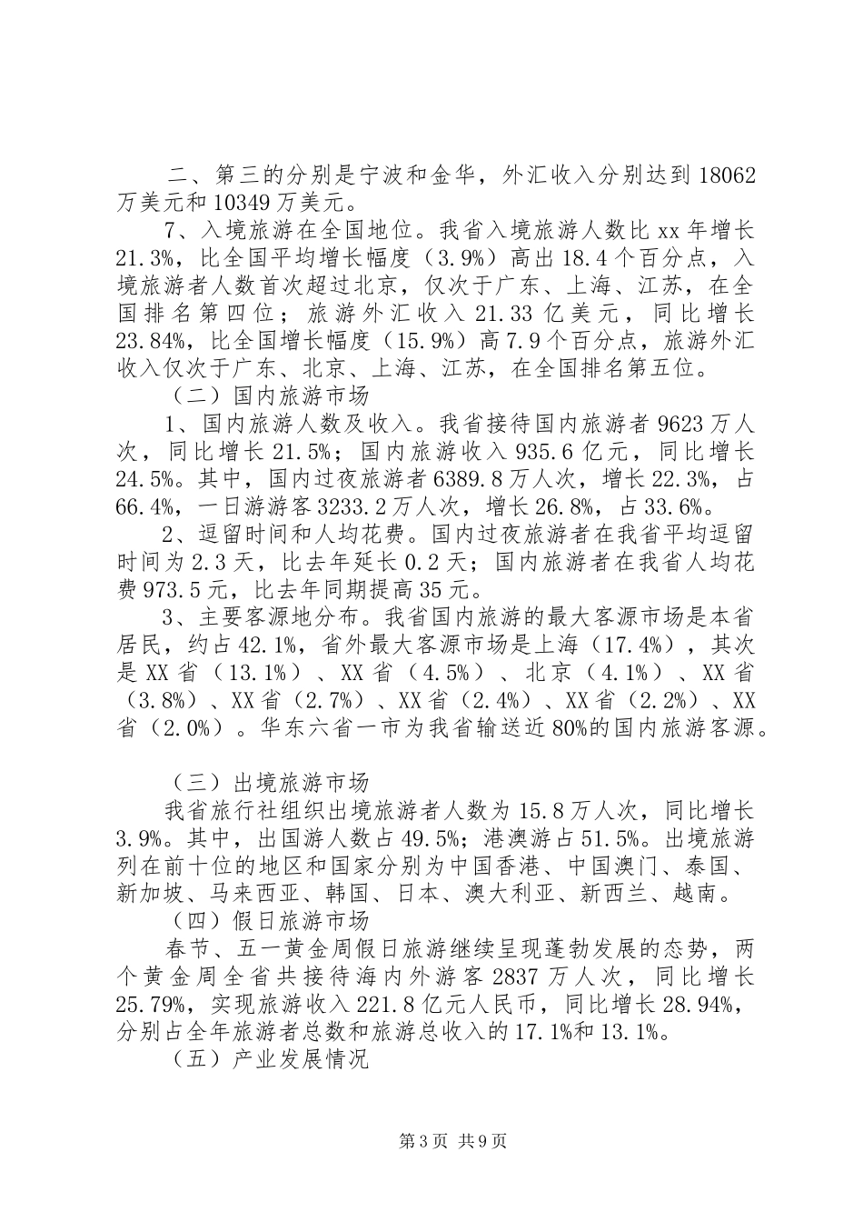 旅游工作总结计划(新) _第3页