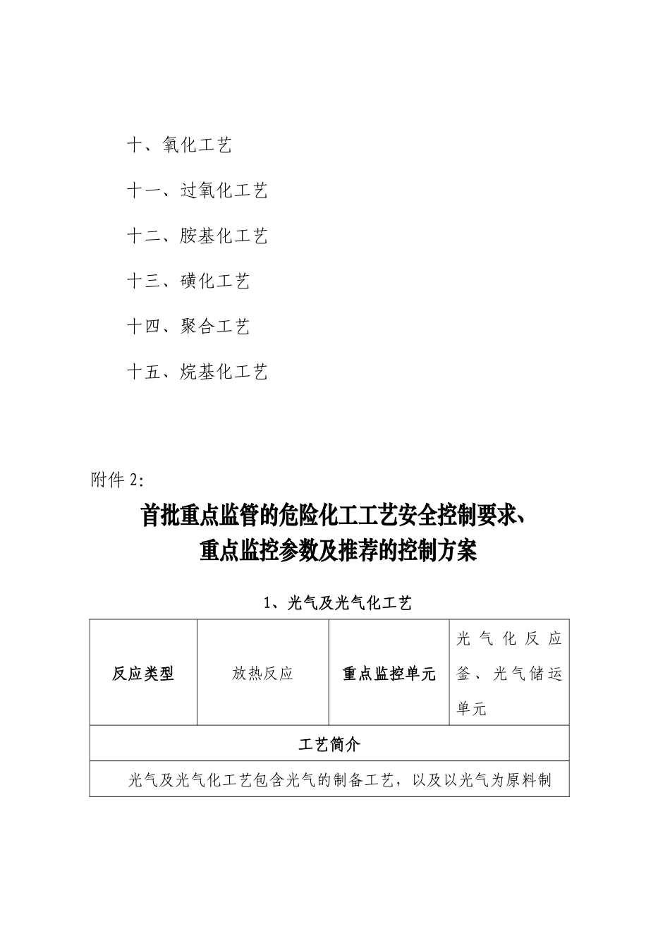 首批重点监管的危险化工工艺大全_第2页