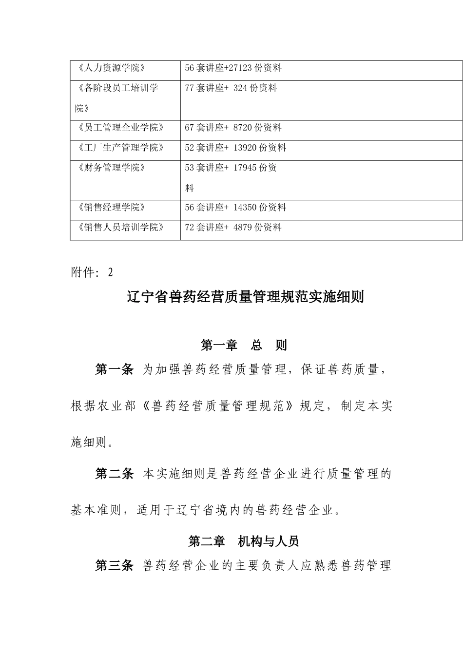 辽宁省兽药经营质量管理规范实施细则_第3页