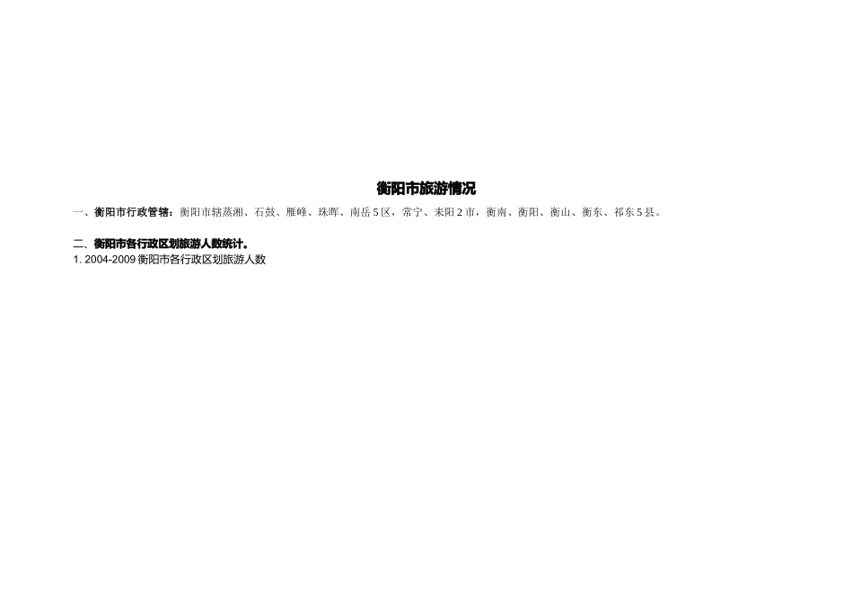 衡阳市旅游情况概述_第1页