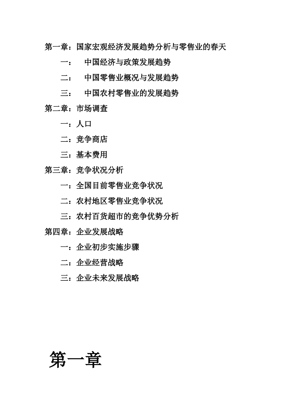 企业策划书-农村零售业新的方向_第2页