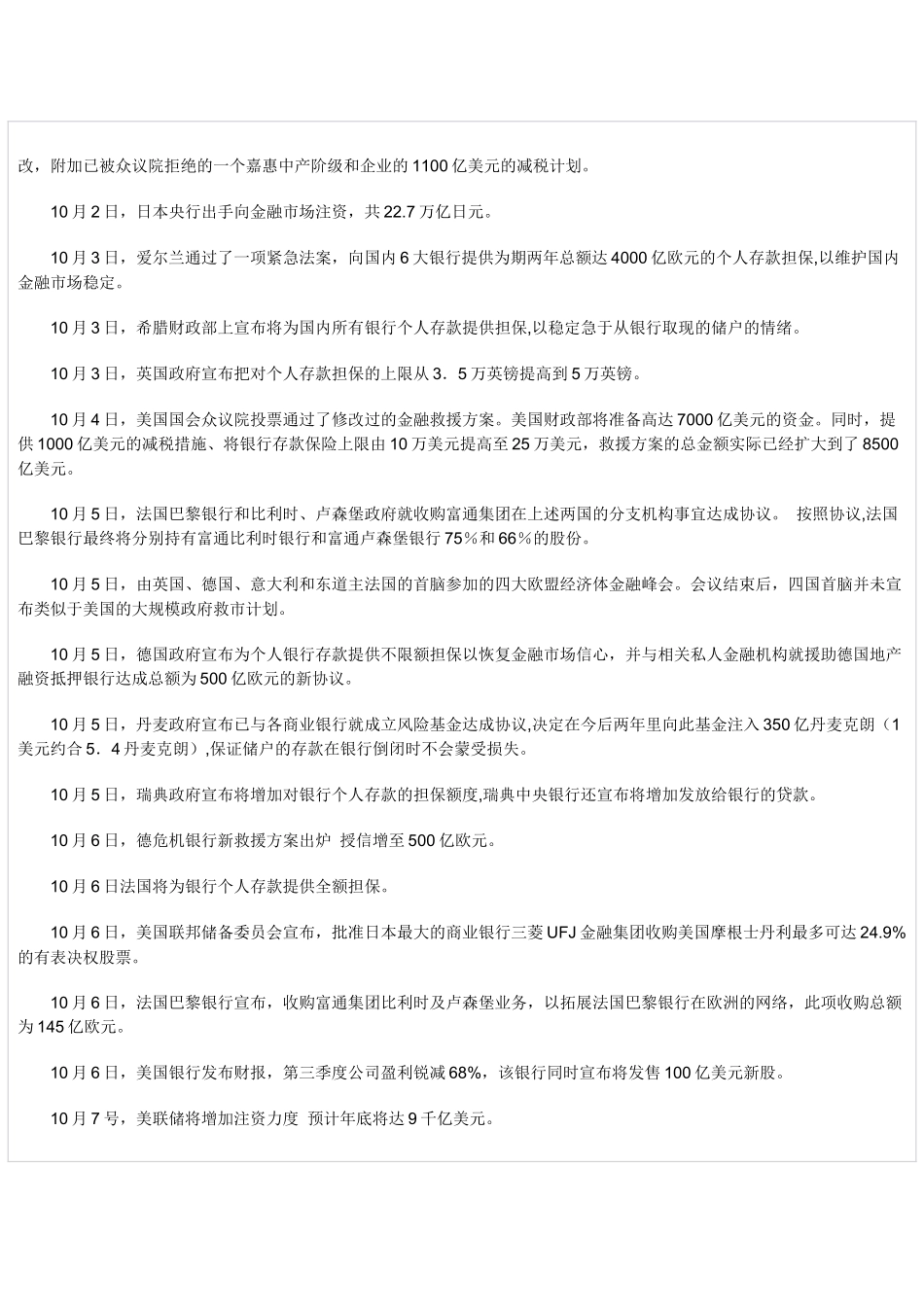 美国金融危机大事记_第3页