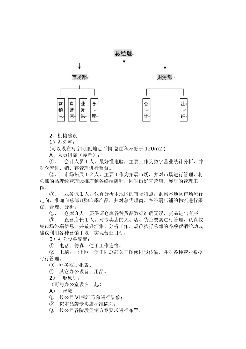 服装行业省级总代理公司化运营宝典(DOC31页)_第2页