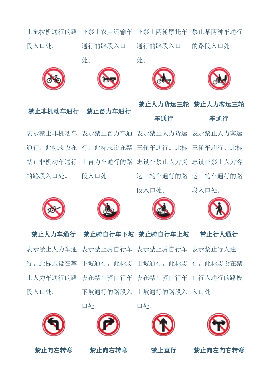 交通标志-XXXX311全_第2页