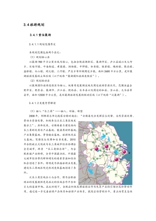 环巢湖旅游发展规划报告(DOC76页)