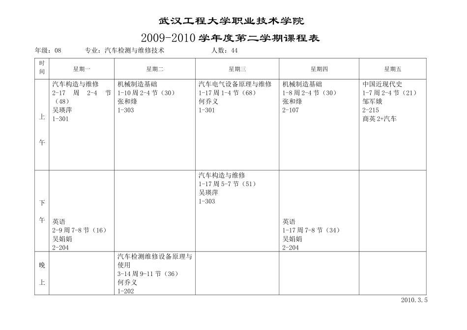 武汉化工学院职业技术学院吴家湾校区_第2页
