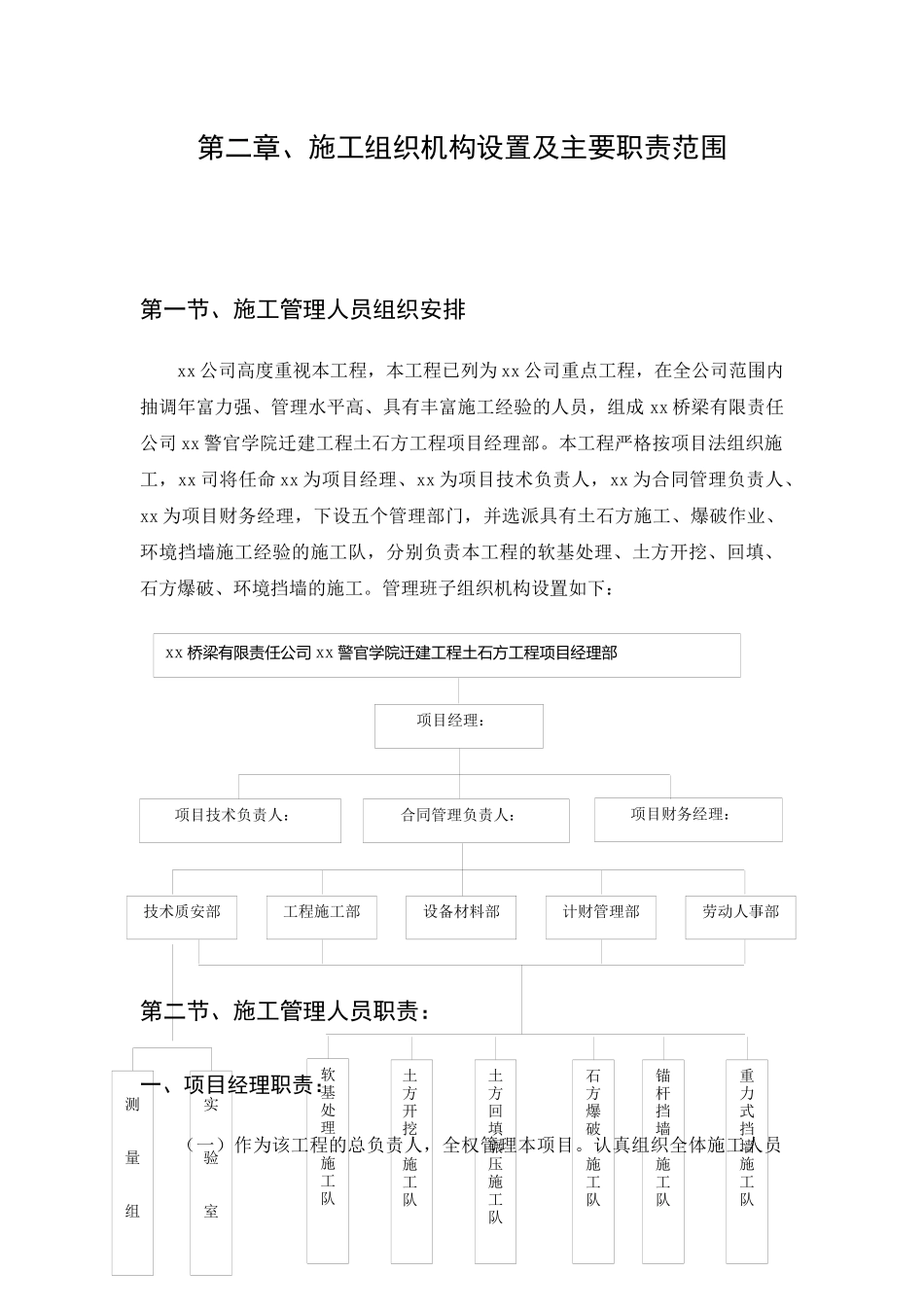 重庆市某学院迁建工程土石方工程施工组织设计_secret_第2页