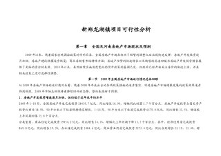河南新郑某地产镇项目可行性分析_64页_XXXX