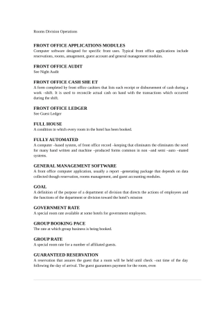 酒店房务部全套术语(英文-2)