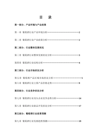 葡萄酒分析报告