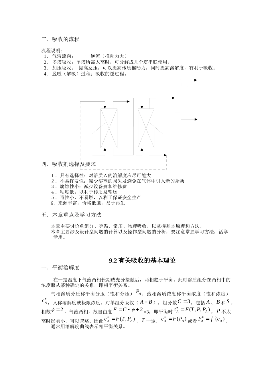 化工原理之有关吸收的基本理论_第2页