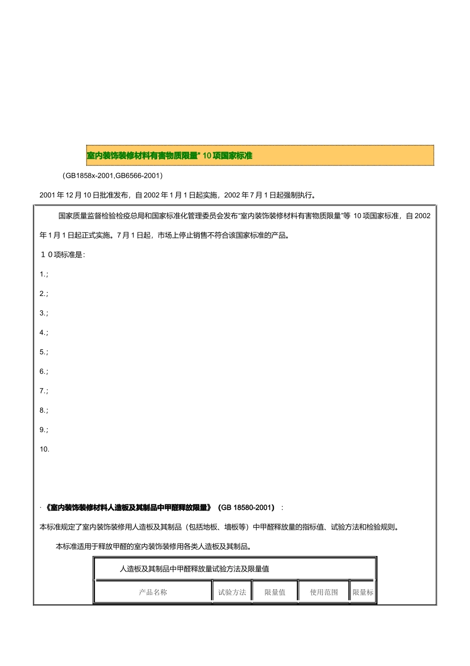 试谈室内装饰装修材料有害物质限量_第1页