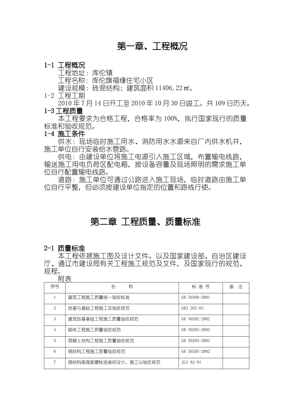 住宅小区工程建设施工组织设计_第2页