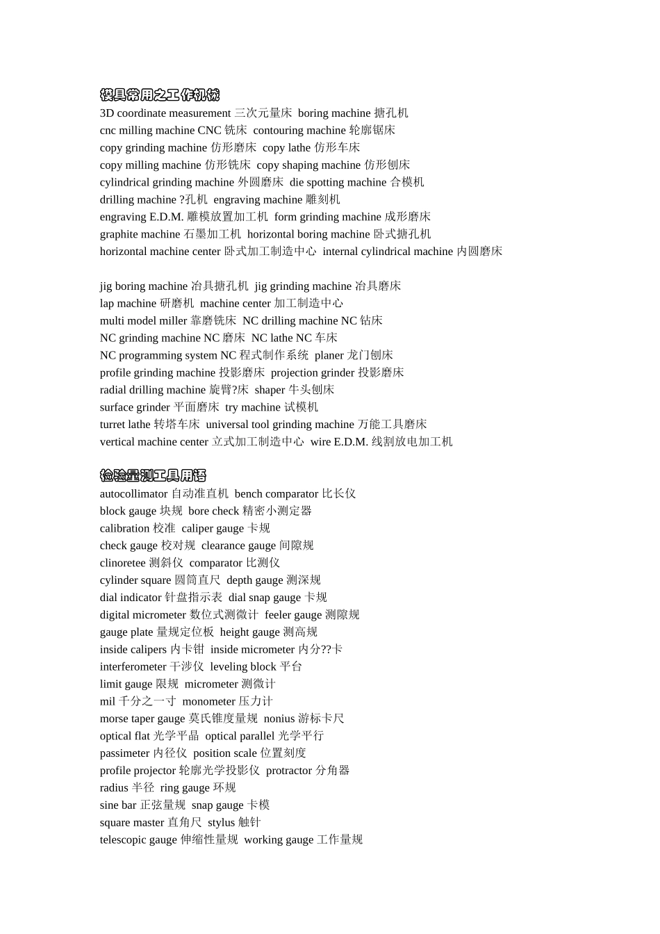 模具常用之工作机械3Dcoordinatemeasur_第1页