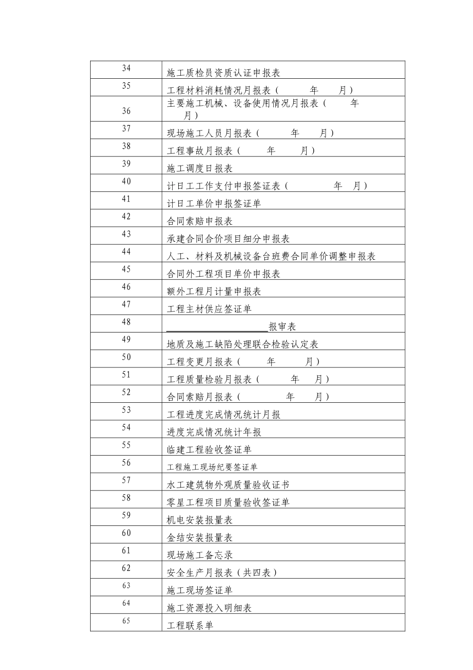 水利水电建设工程综合表_第3页