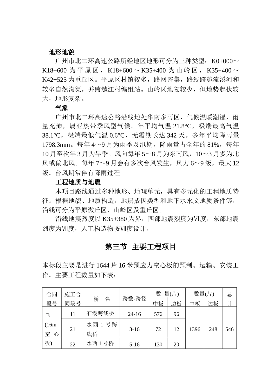 北二环高速公路预制梁安装工程施工组织设计_第3页