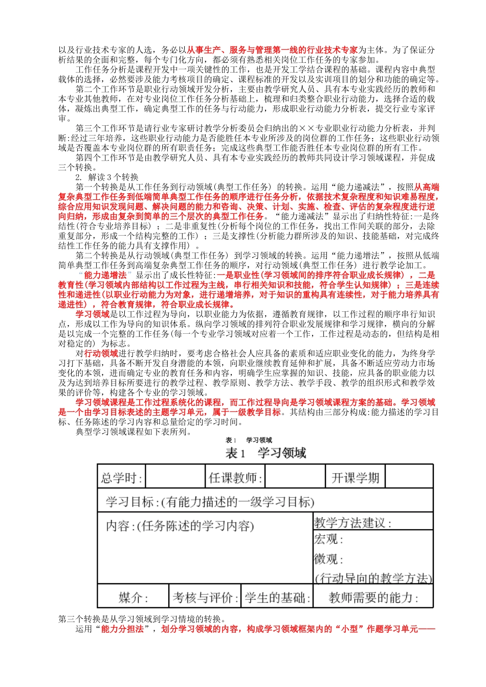 具有中国特色高职课程开发的探索doc-四川电力职业技术学_第3页