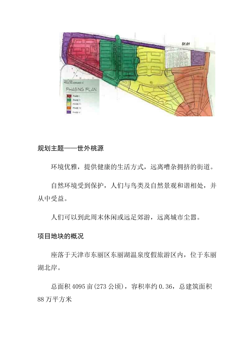 某地产天津东丽湖规划与定位分析_第3页