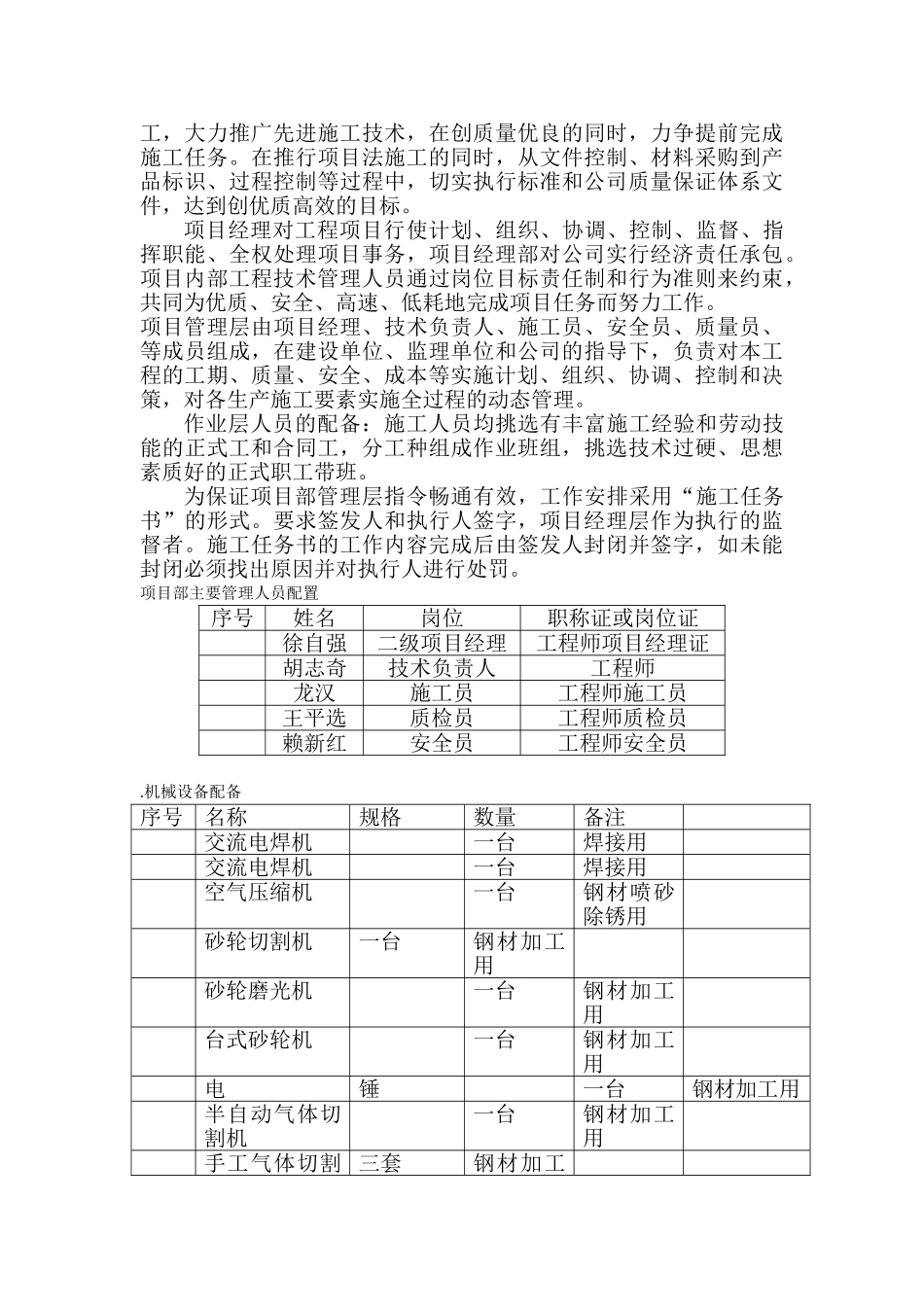 某酒店钢结构施工组织设计方案(DOC30页)_第2页