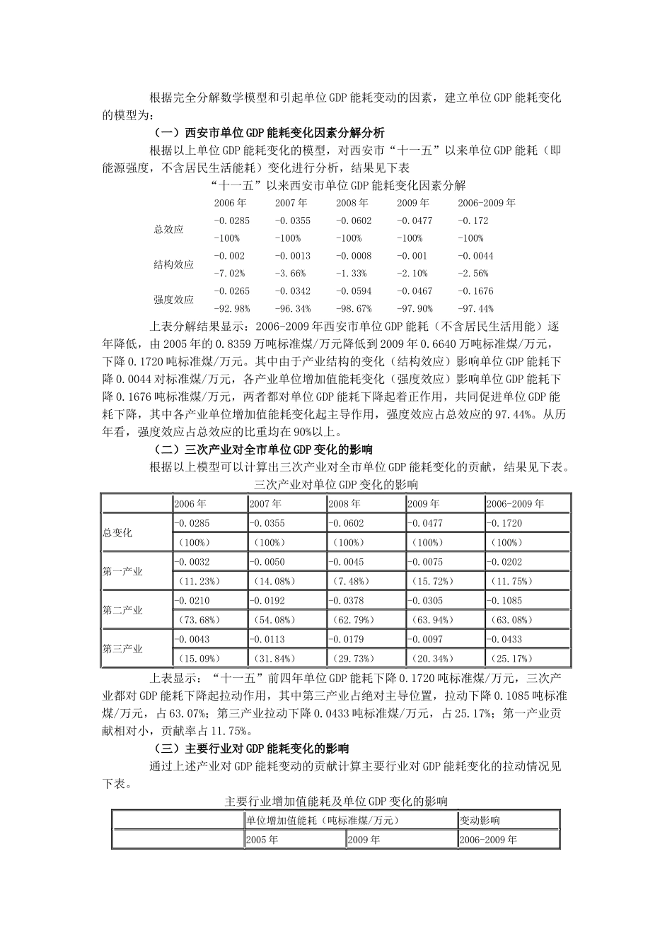 西安市全社会能源消费与生产实证分析_第3页