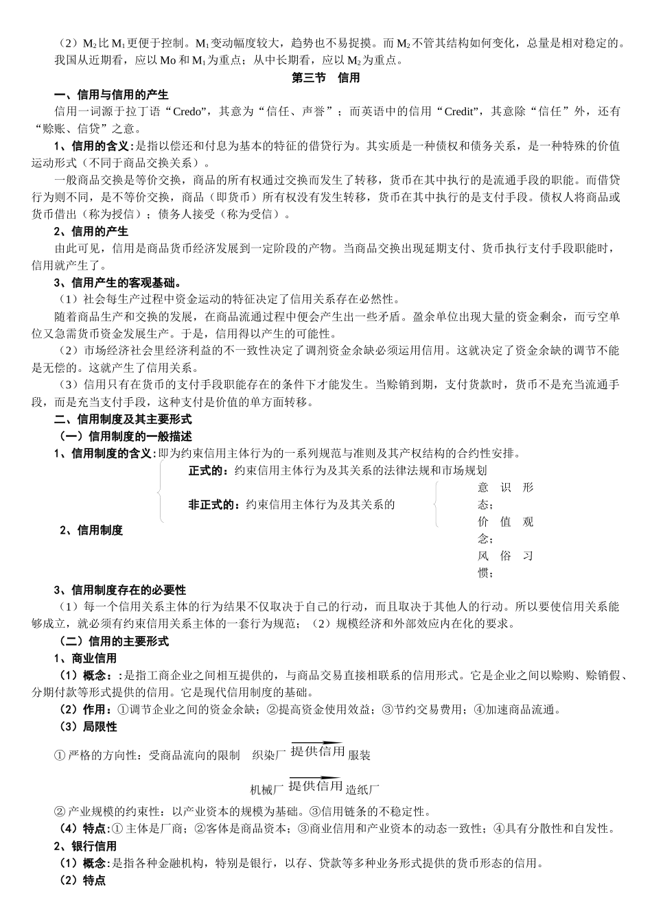 银行求职金融学讲义(整合版)_第3页