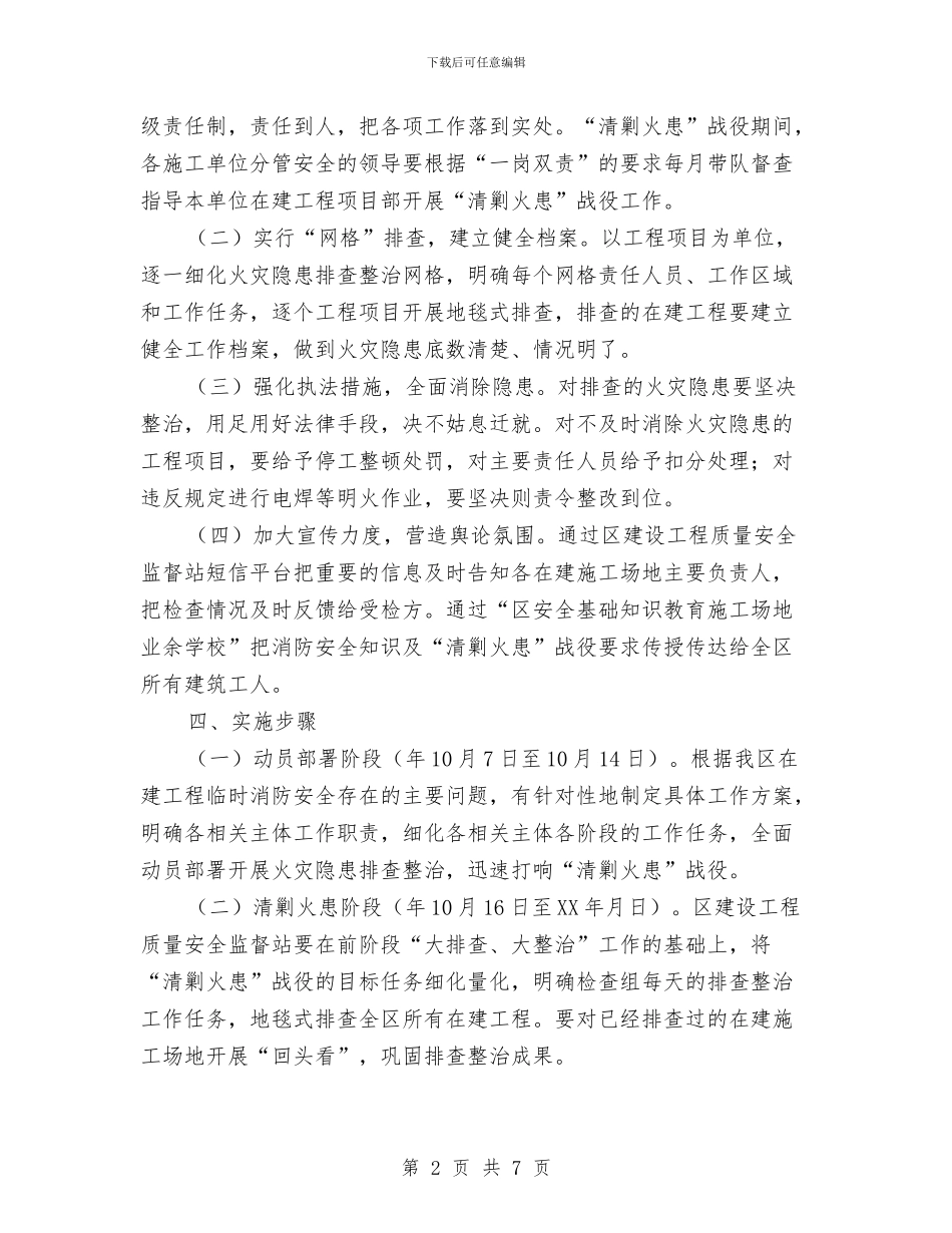 建设局清剿火患行动通告与建设局第三次妇女代表大会上的讲话汇编_第2页