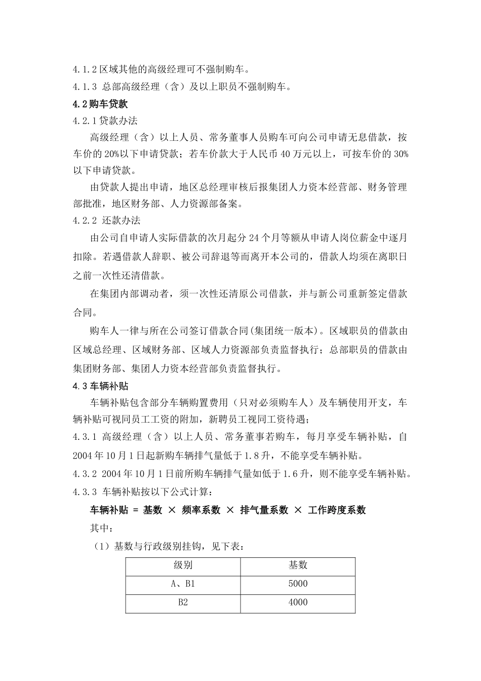 某集团车辆交通补贴制度_第2页