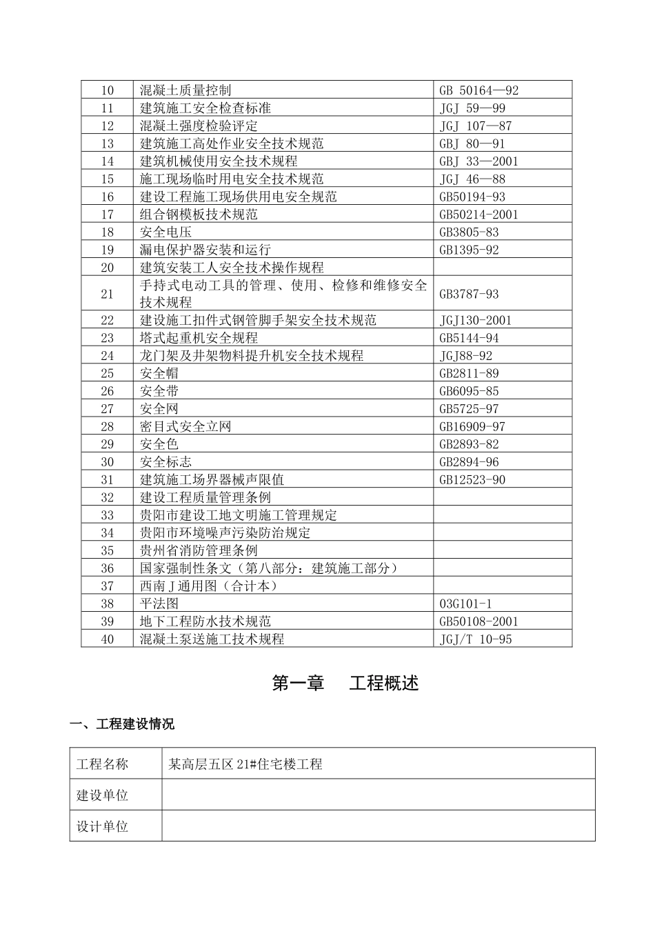 某高层住宅楼工程施工组织设计_第2页