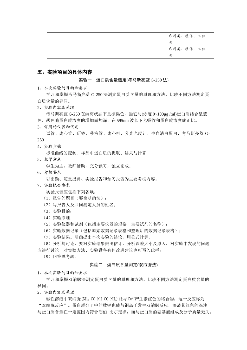 《化工原理》实验教学大纲_第2页