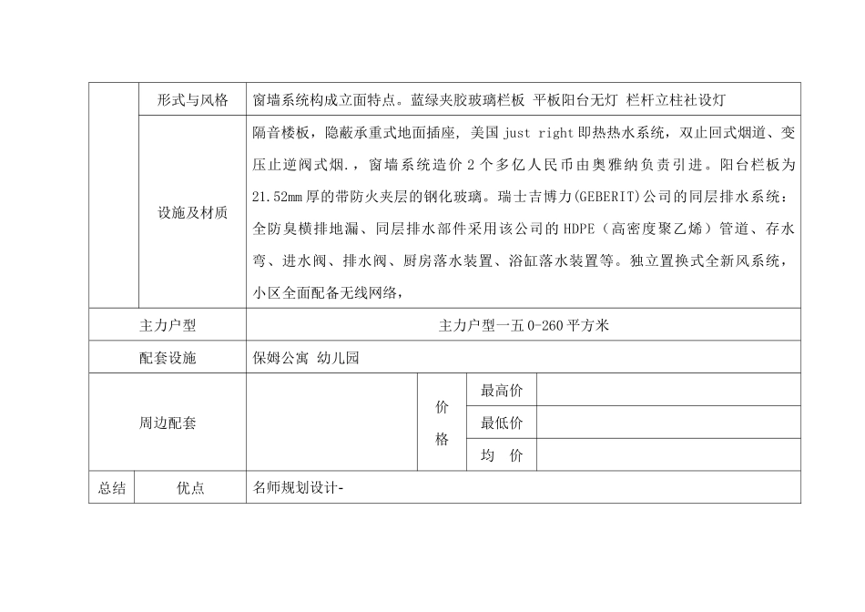 某楼盘调研报告案例_第3页
