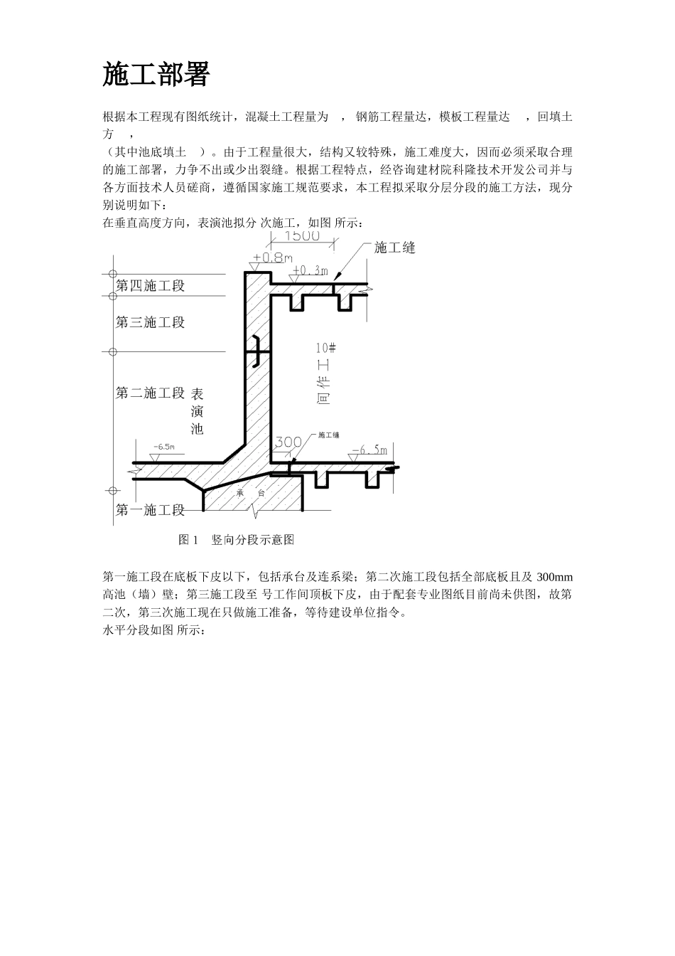 北京海洋馆表演池施工组织设计方案(DOC20页)_第3页