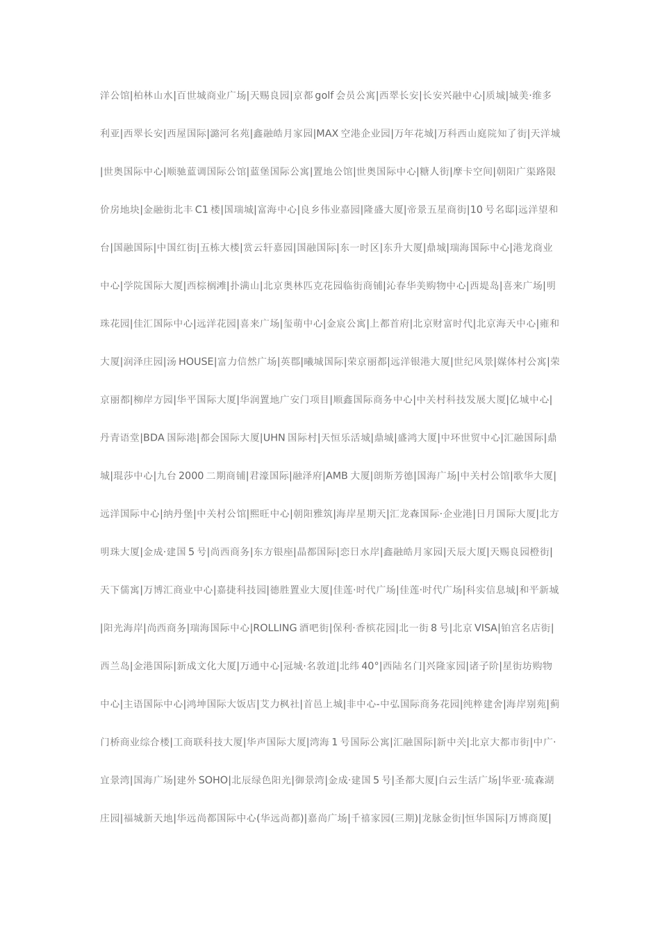 北京房地产案名集_第3页