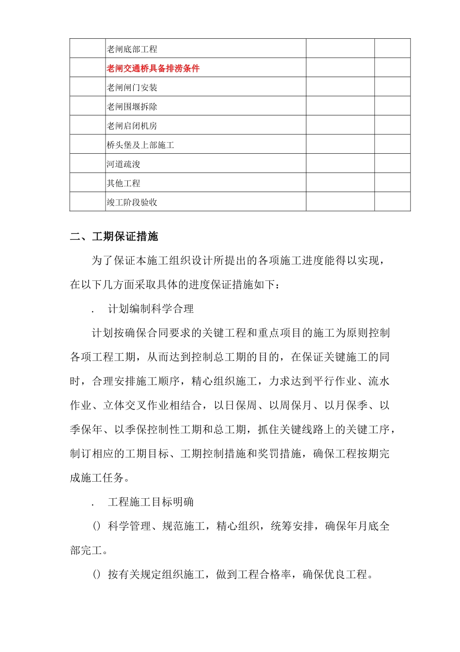水闸工程施工组织设计方案(DOC97页)_第3页