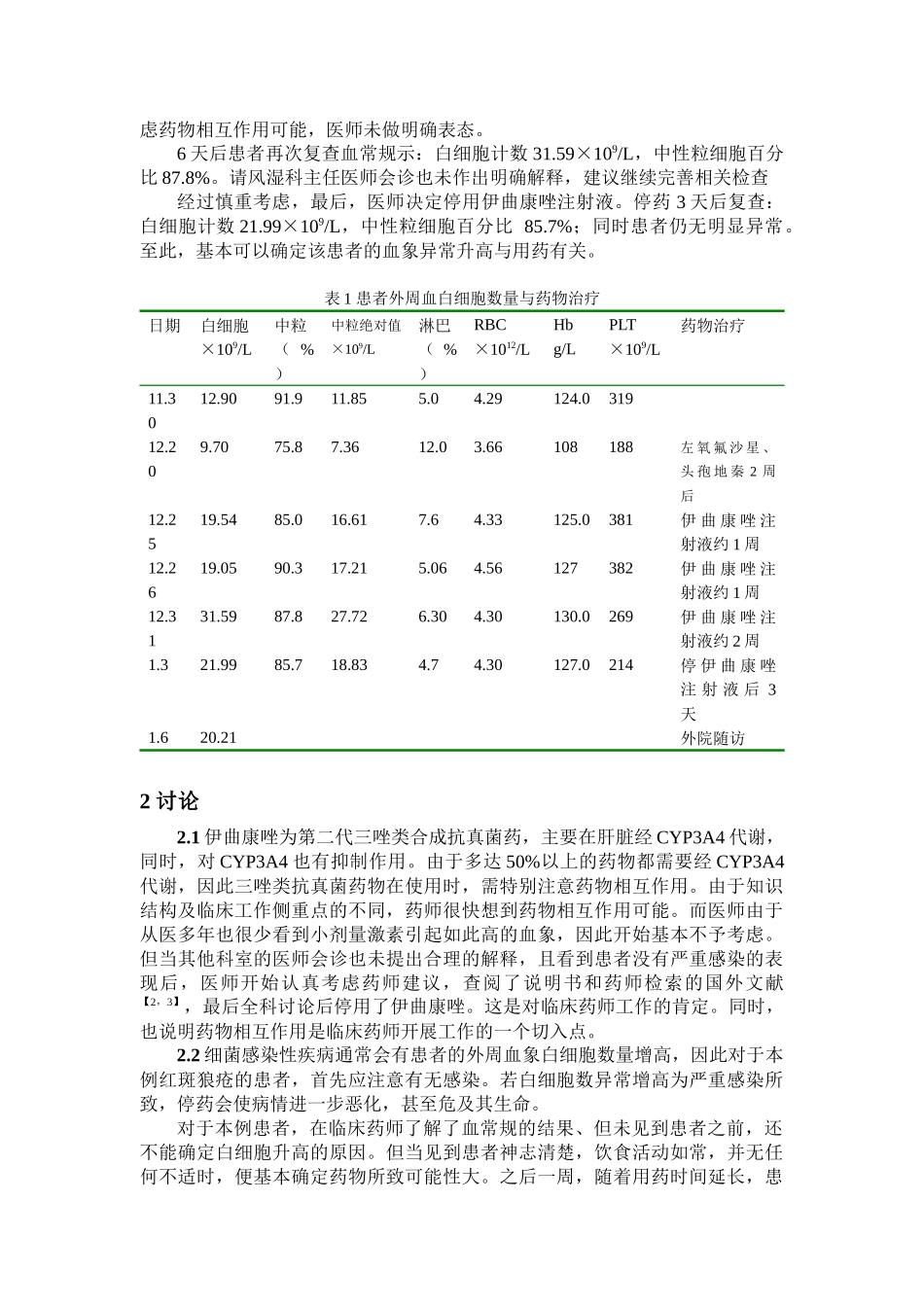 从典型病例看临床药师在药学监护中的作用_第2页