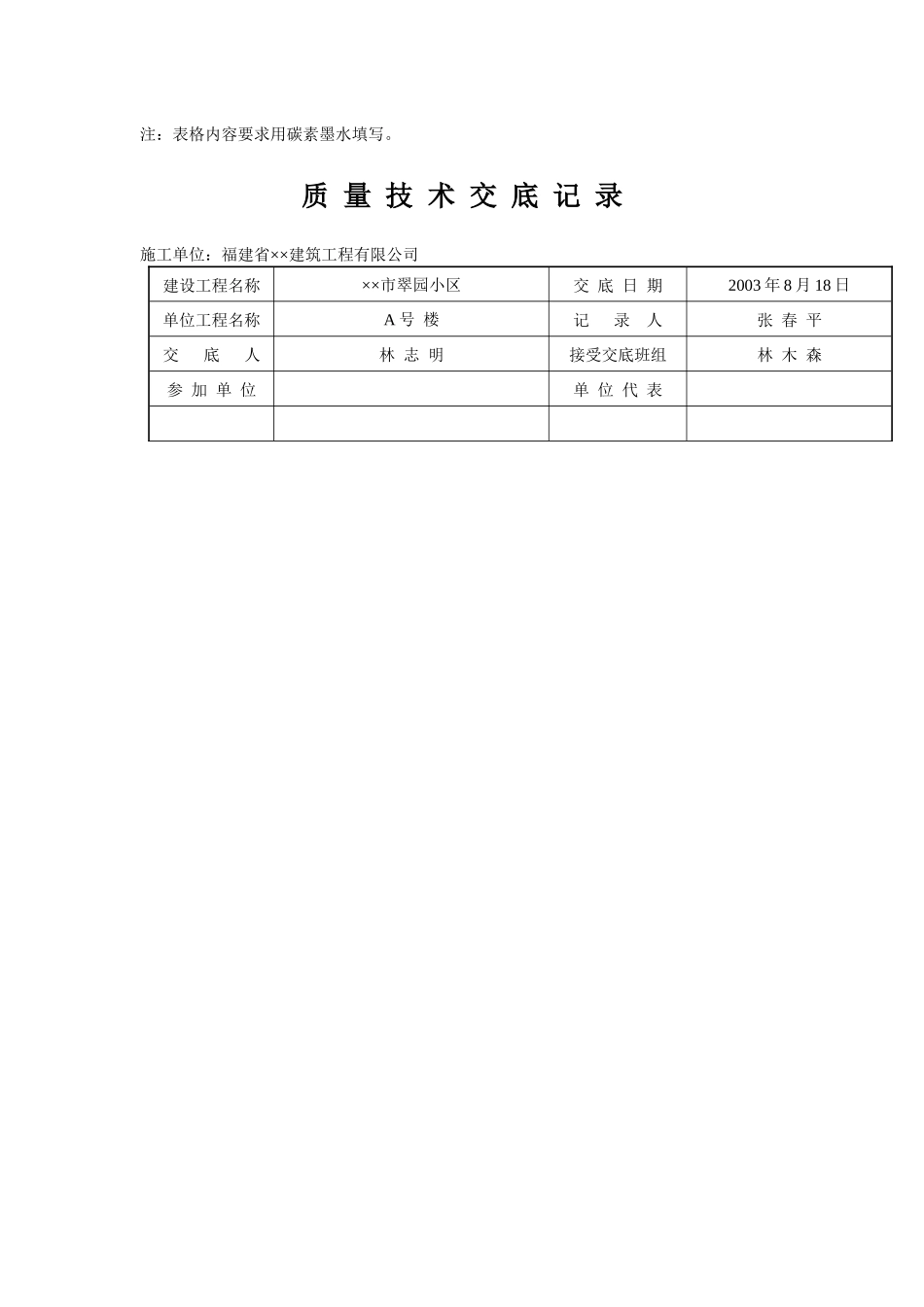 结构工程验收记录表_第2页