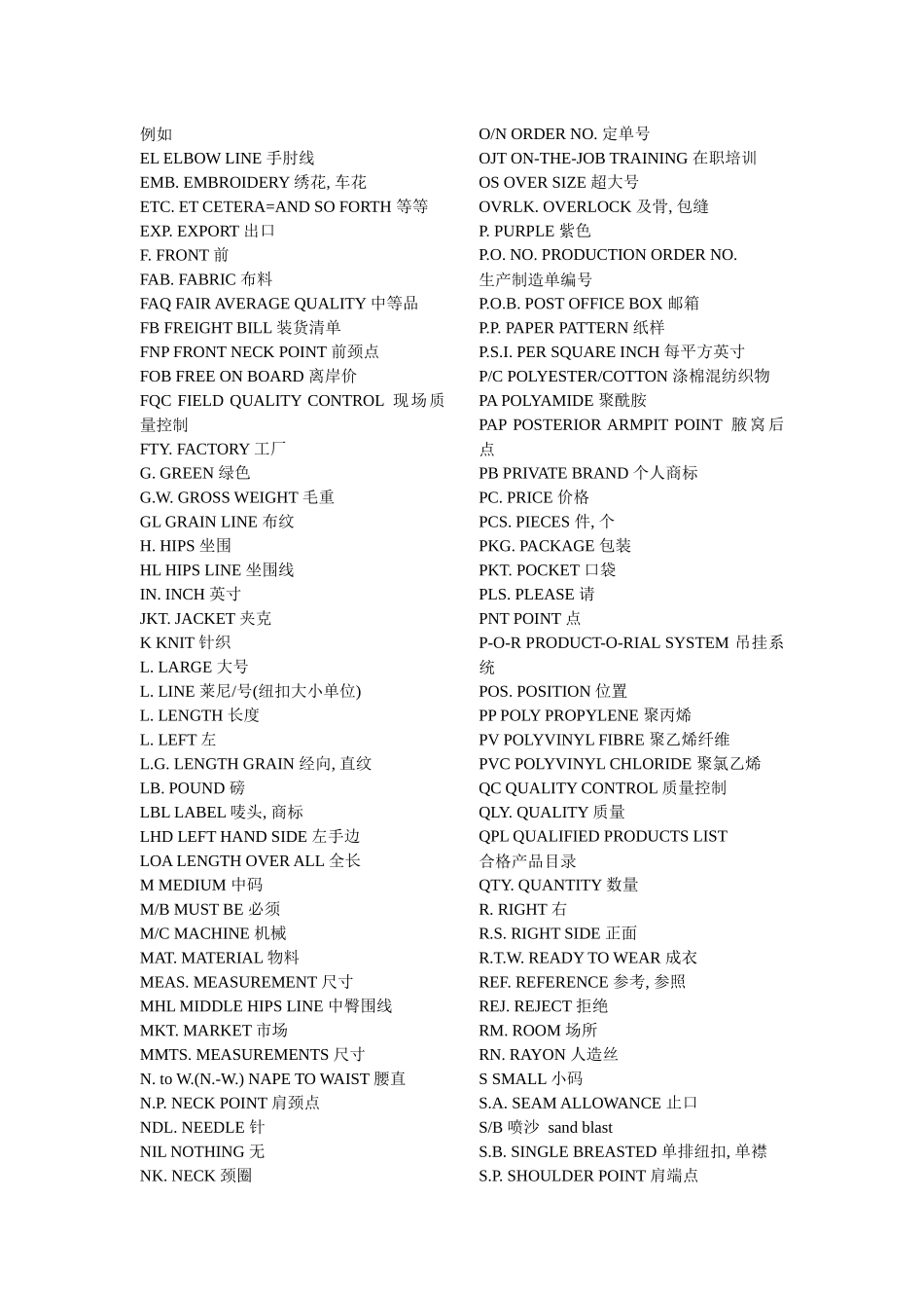 服装专业词汇(DOC22)(1)_第3页