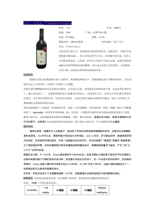 ：兴利太平洋5款酒的资料