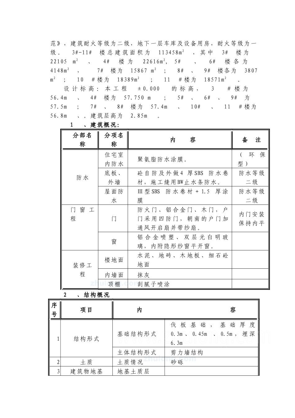 北京市某高层住宅小区施工组织设计_第3页