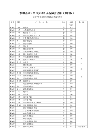 机械制图散件
