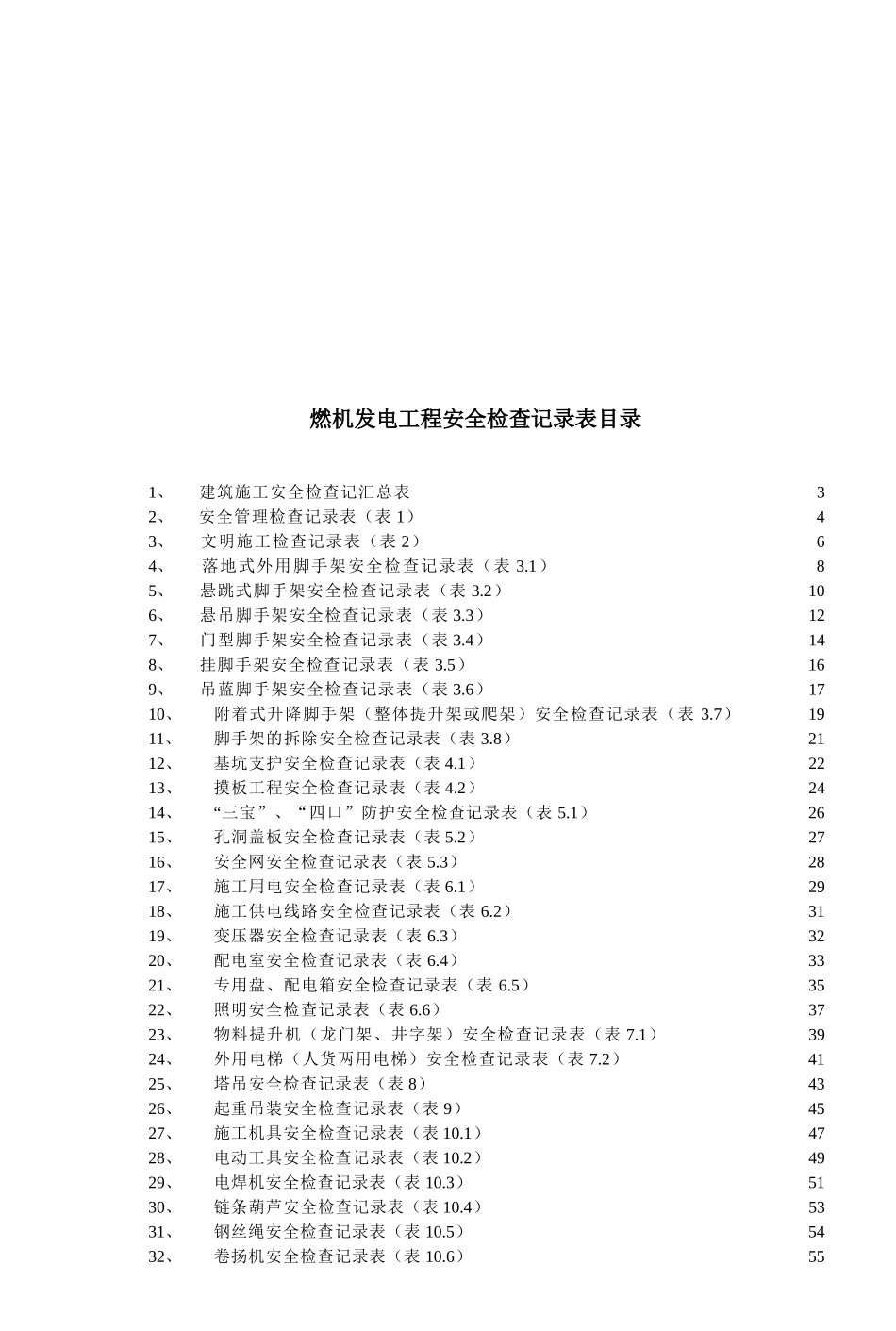 燃气联合循环电厂工程安全检查表_第2页