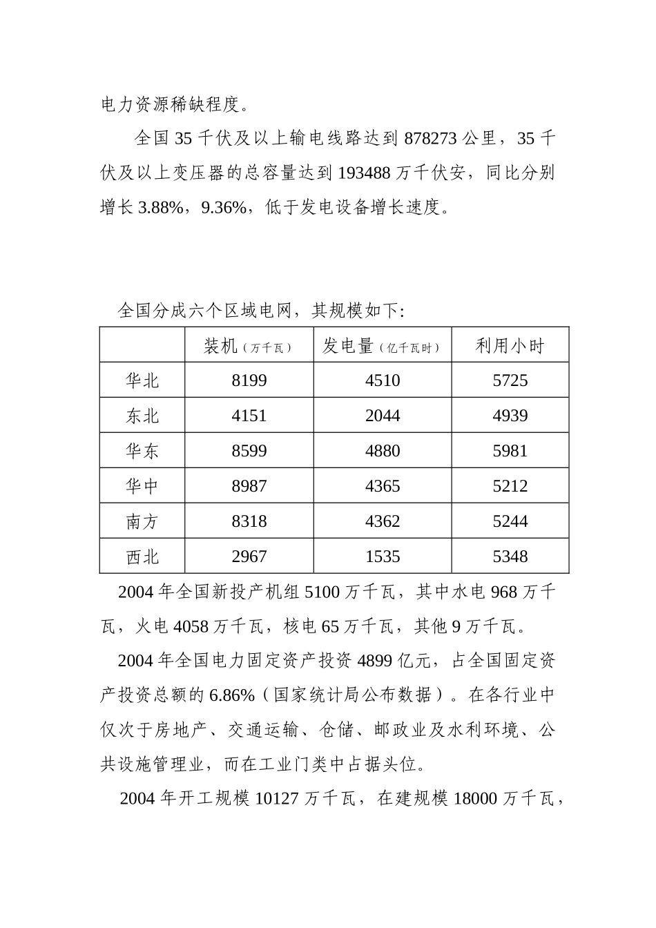 中国电力供需情况及展望_第3页