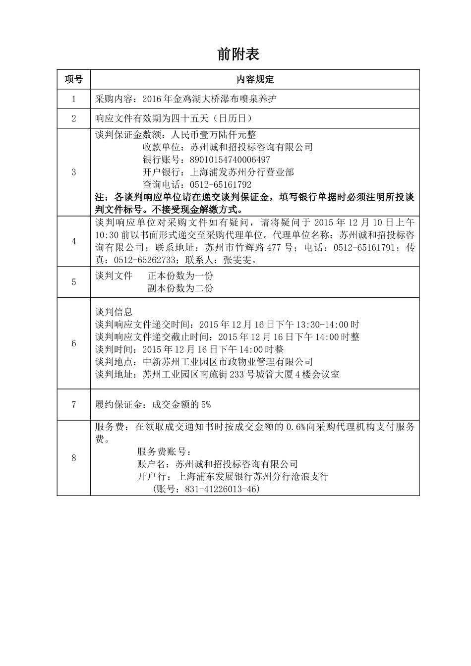 SZCH2015-Y-T-067市政物业金鸡湖大桥瀑布喷泉养护_第2页