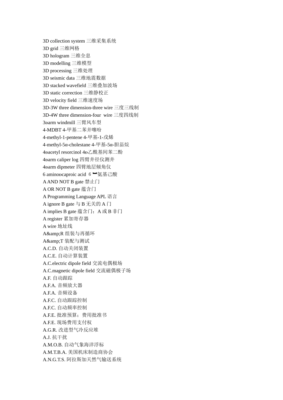 化学英语证书考试(PEC)-石油化工词汇汇总_第2页