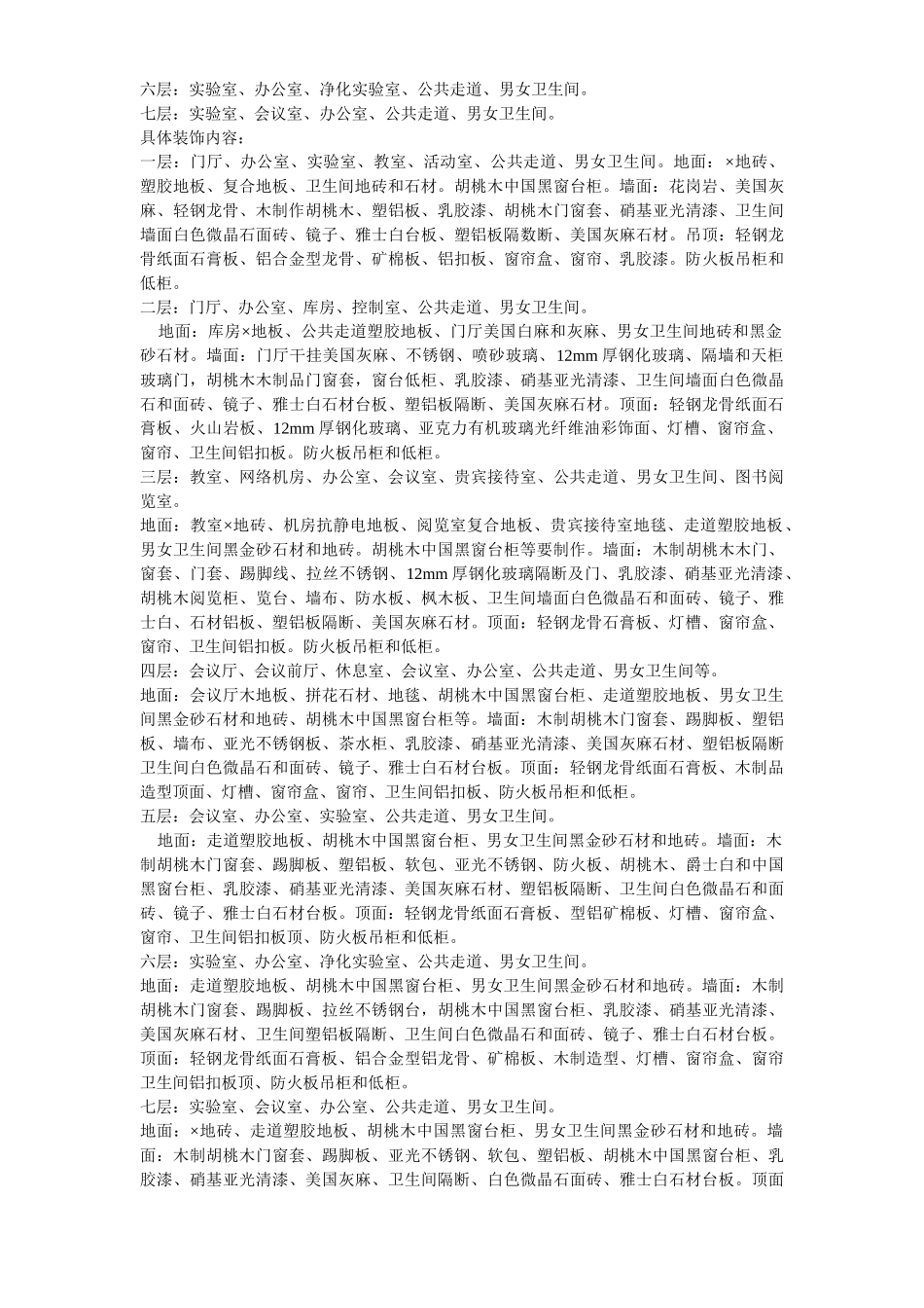 上海某广场装饰工程施工组织设计(DOC98页)_第3页