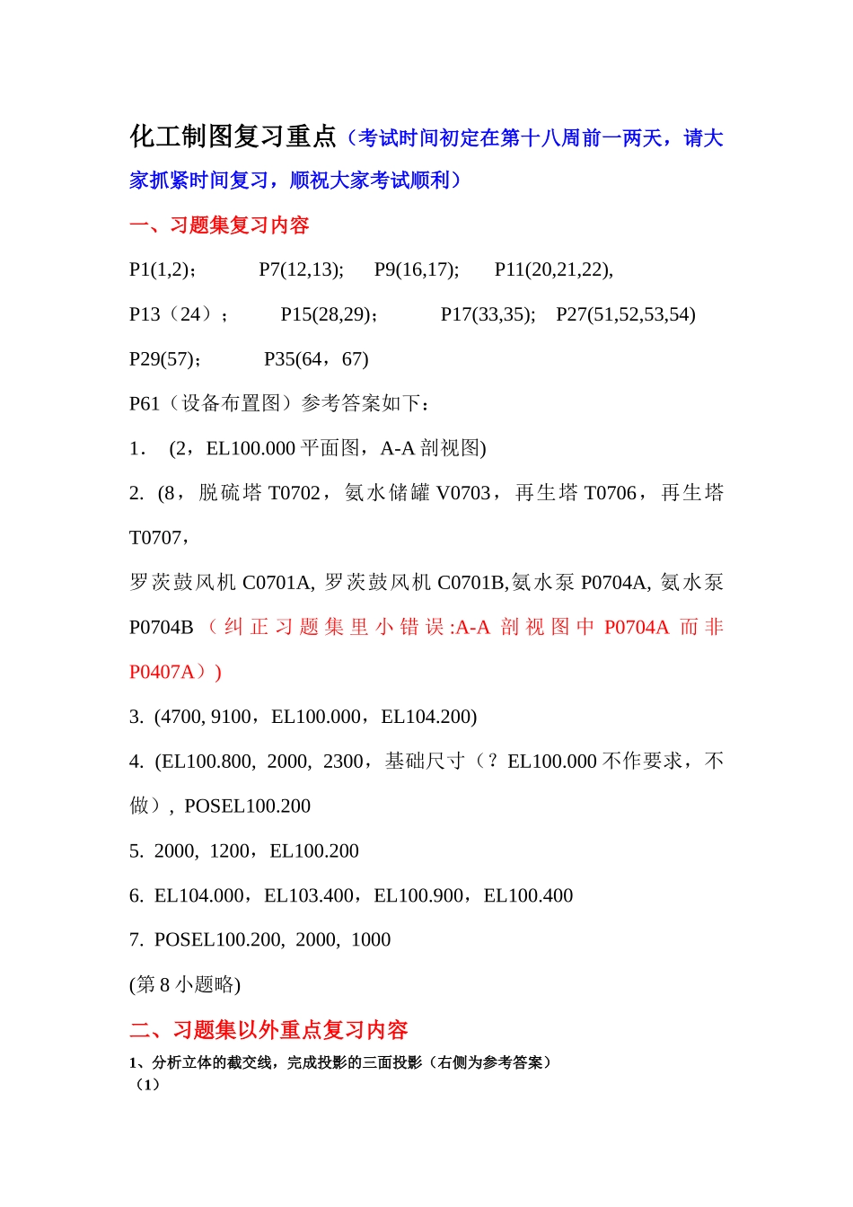 化工制图基础学习资料 (1)_第1页