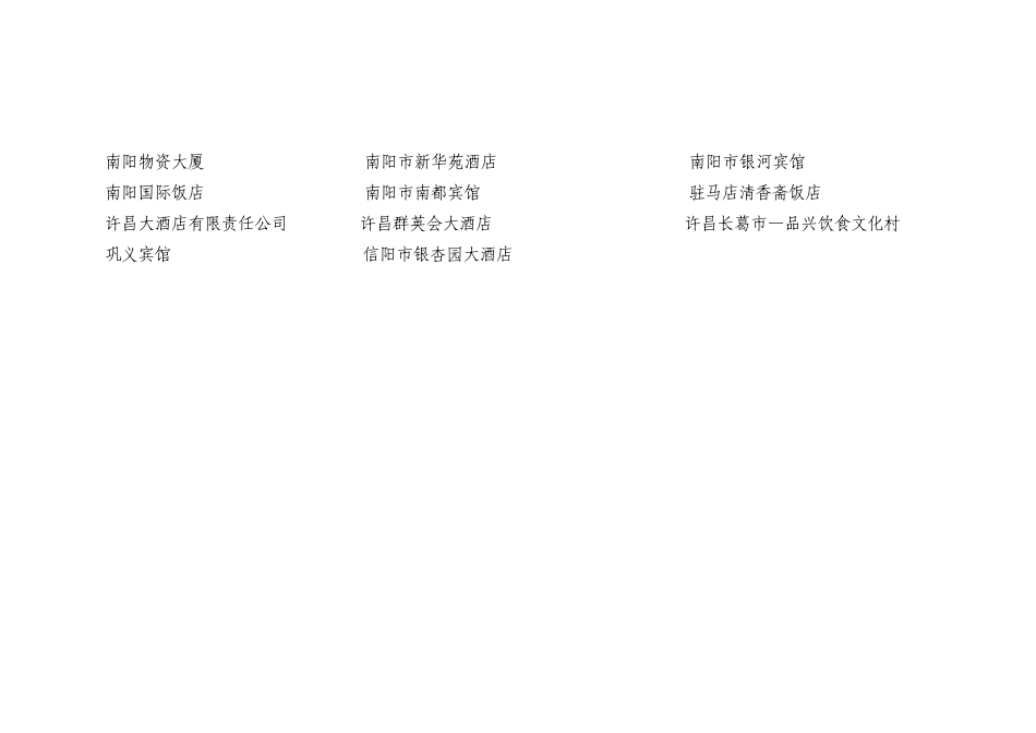 河南省餐饮行业协会公告_第3页