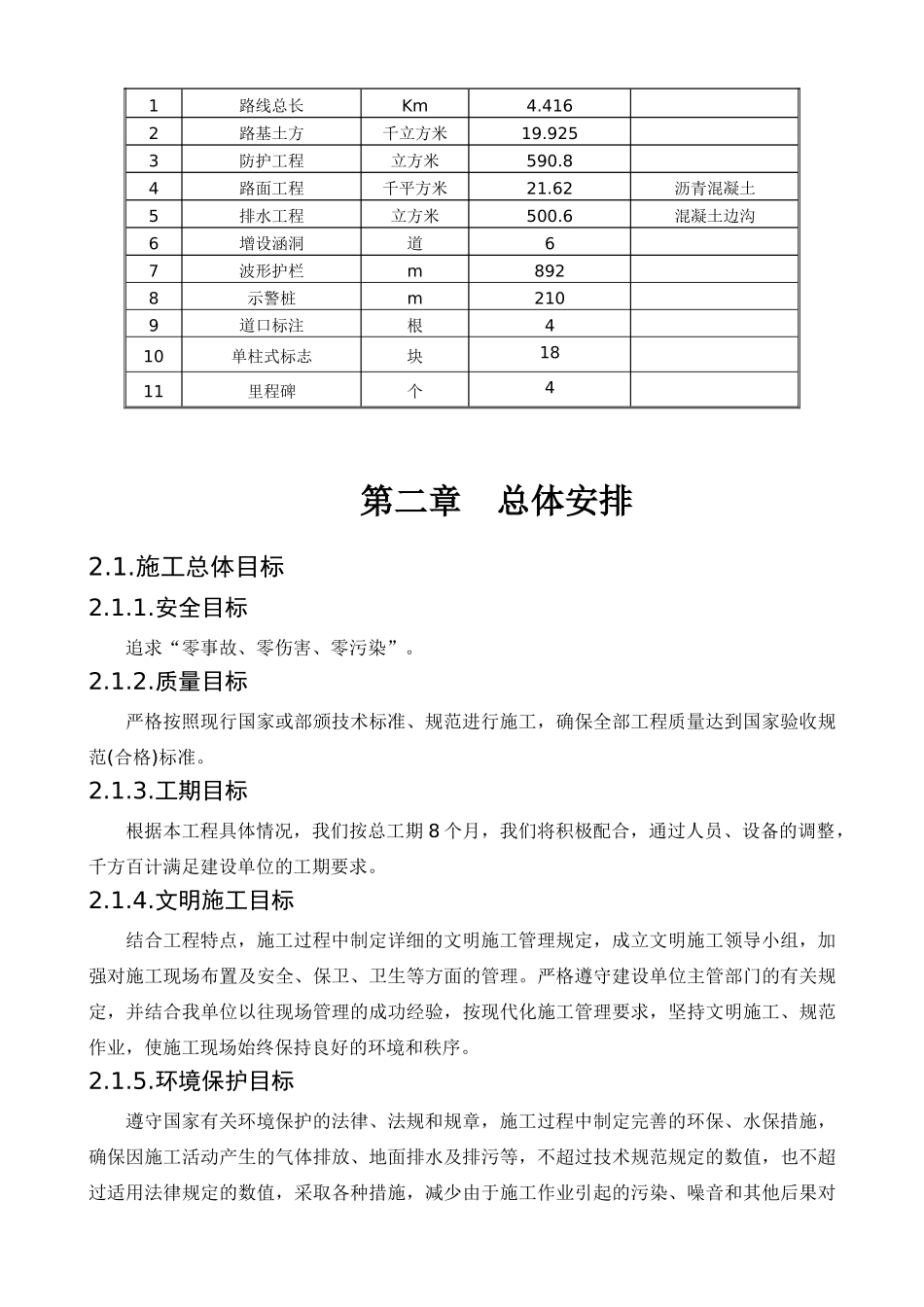 公路工程总体施工组织设计开工报告_第3页