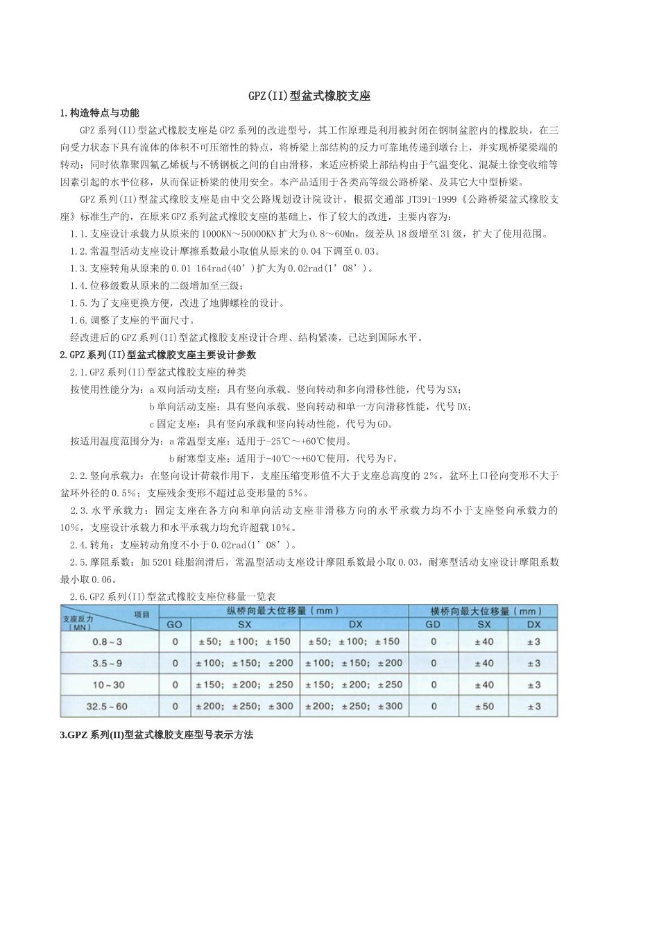 GPZ(II)型盆式橡胶支座安装方法_第1页